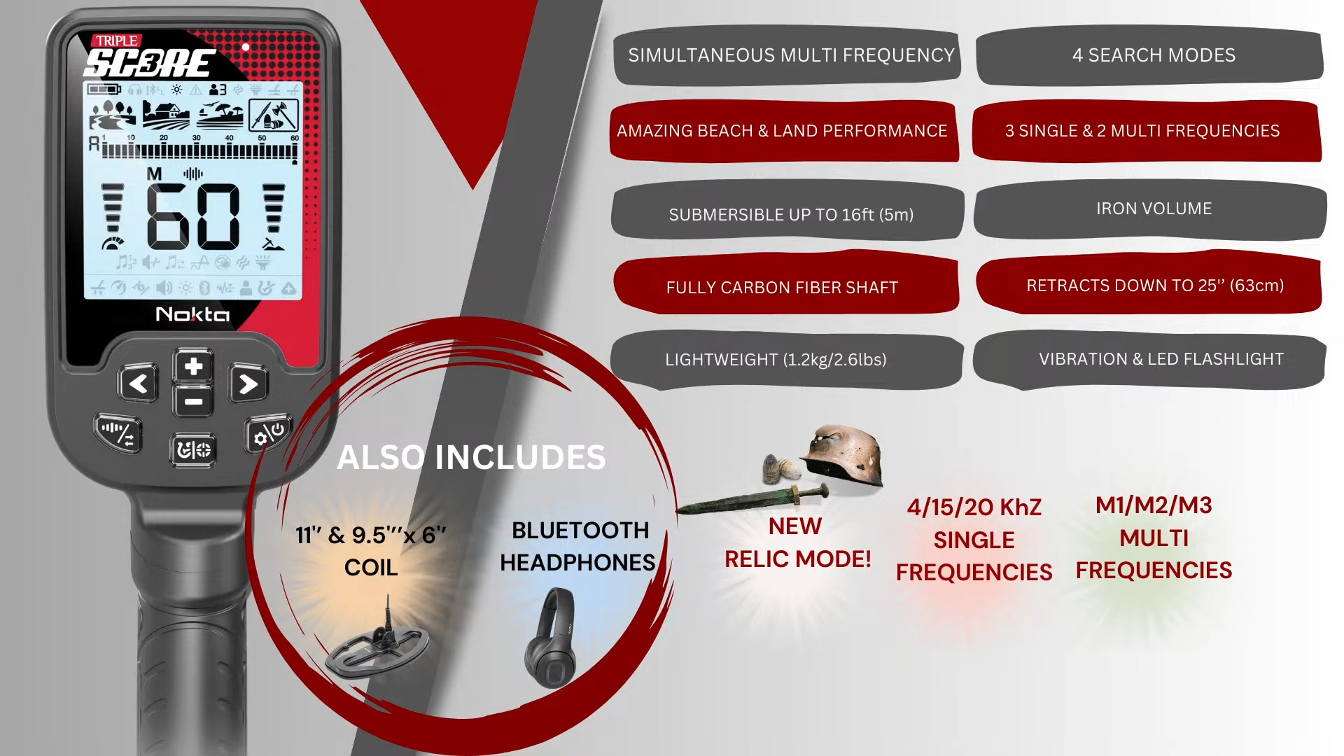 Nokta Score 3 Pro Package Nokta Score 3 Pro Package